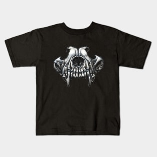 Wolf Skull Kids T-Shirt